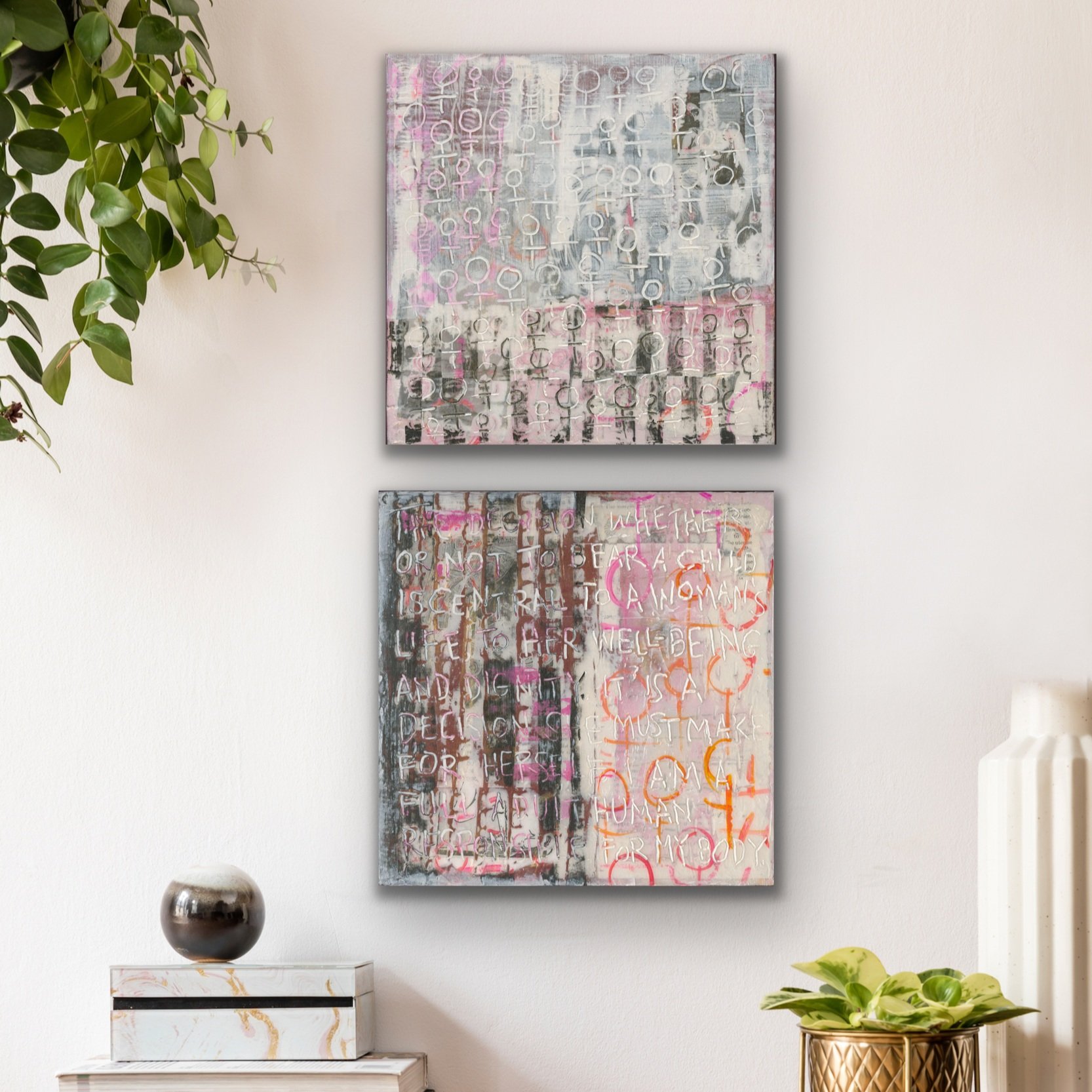 Dignity [10x10x2 1/2] SOLD — Liz Dexter art + architecture